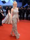 NAILED: YAS! Nic nailed Cannes in this fringed Michael Kors gown.