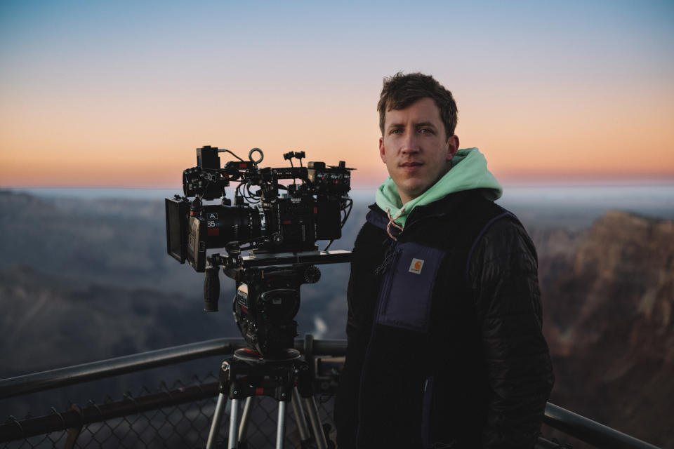 “Hacks” cinematographer Adam Bricker on location at the Grand Canyon - Credit: Joel Marsh