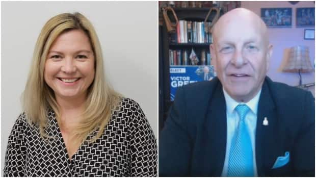 Beth Charron Rowberry is running for the PPC in Essex while Victor Green is running in Windsor–Tecumseh. ( Kaitie Fraser/CBC and courtesy Beth Charron Rowberry - image credit)