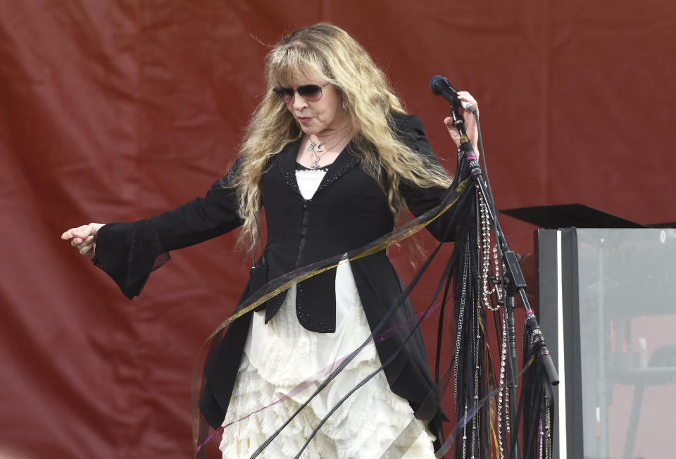 stevie nicks performs on stage