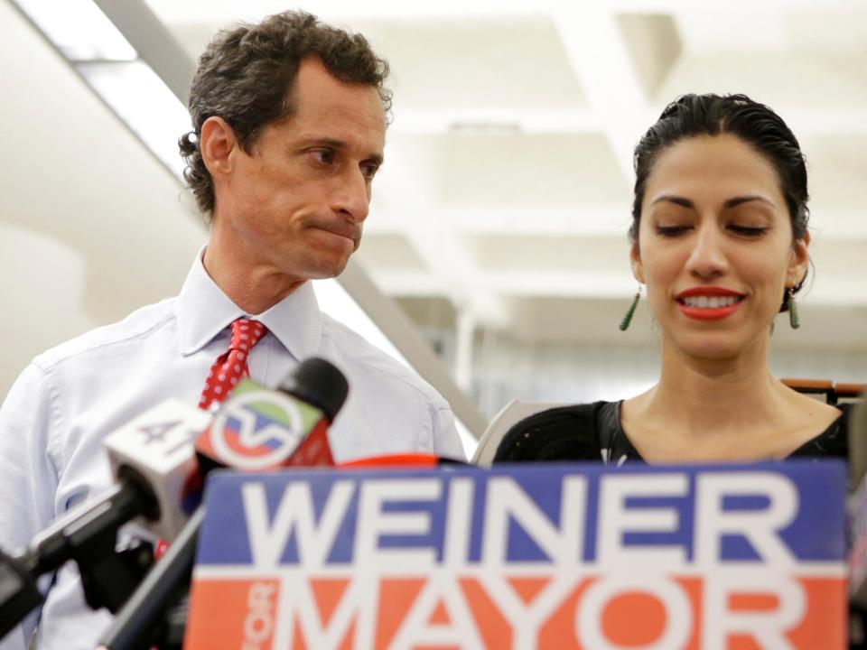 Anthony Weiner Huma Abedin