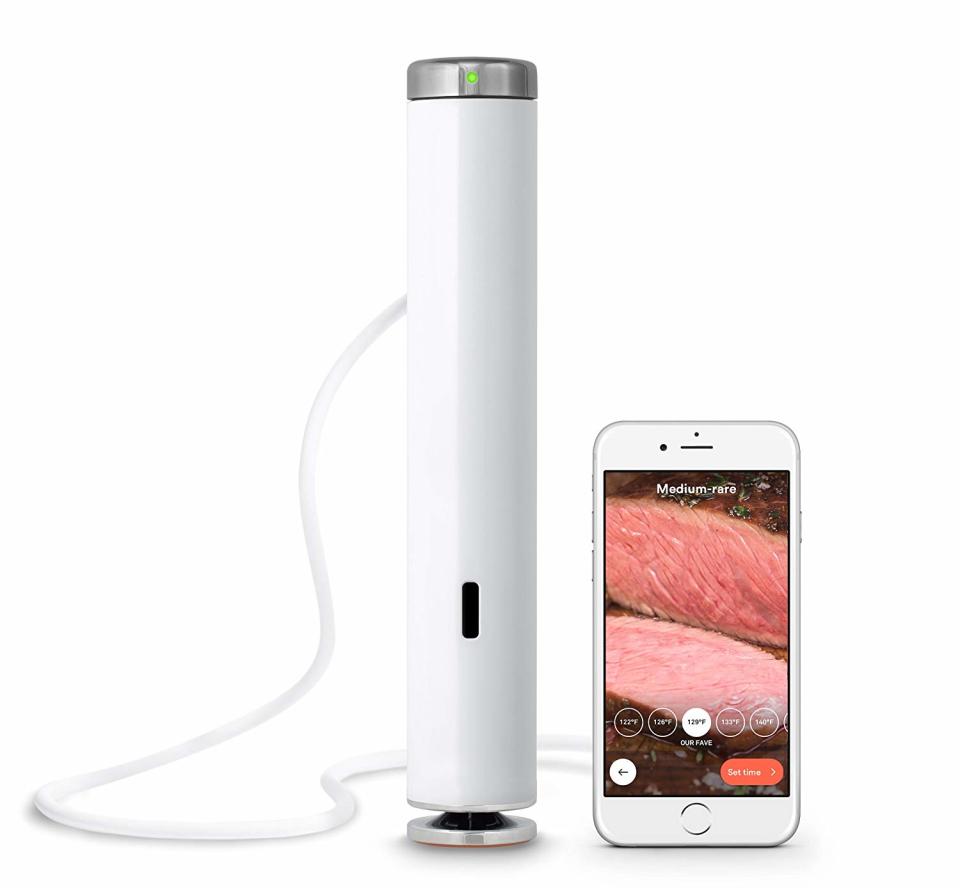 ChefSteps Joule Sous Vide, 1100 Watts, White Body, Stainless Steel Cap & Base. (Photo: Amazon)