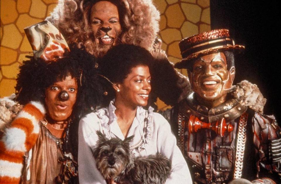 Part of the all-star cast of “The Wiz” movie from 1978. From left, Michael Jackson as Scarecrow, Ted Ross as Cowardly Lion, Diana Ross as Dorothy and Nipsey Russell as Tinman. The movie was one of Phillip Johnson Richardson’s favorites when he was growing up in Charlotte. Observer file photo