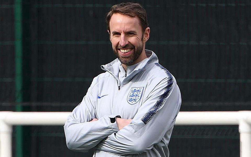 Gareth Southgate has a depleted England squad but is confident of victory over the Czech Republic - AFP