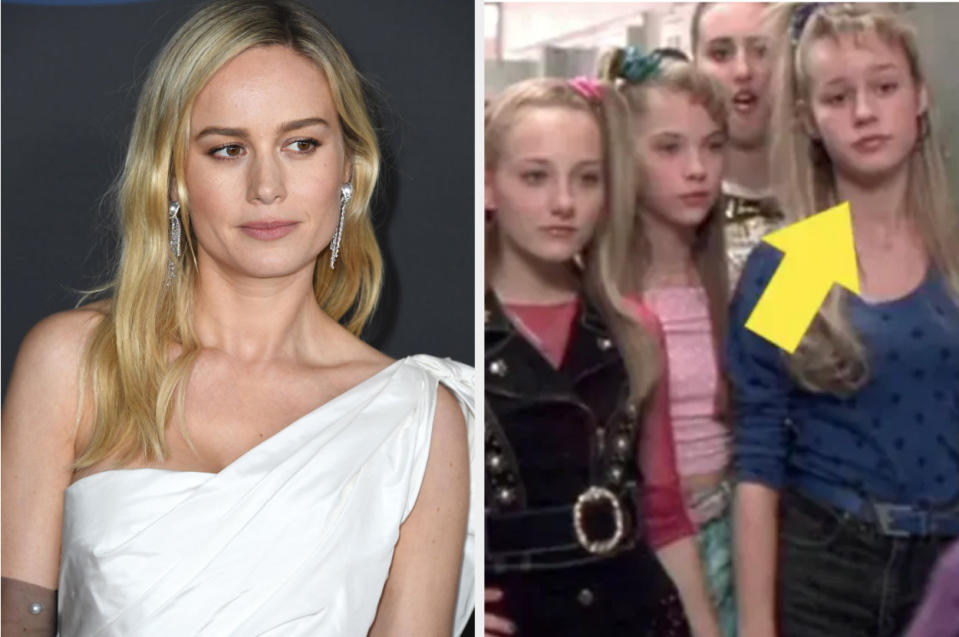 Brie Larson now vs. when she appeared in "13 Going on 30."