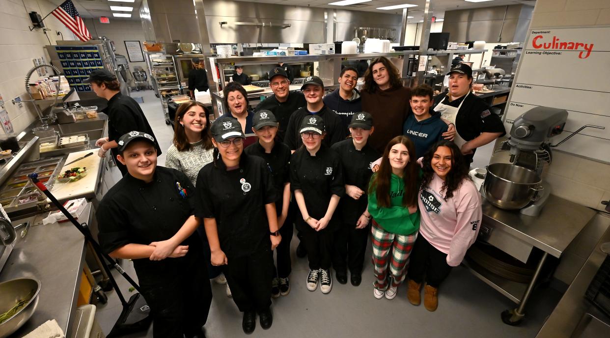 Bay Path Regional Vocational Technical High School culinary students and instructors.