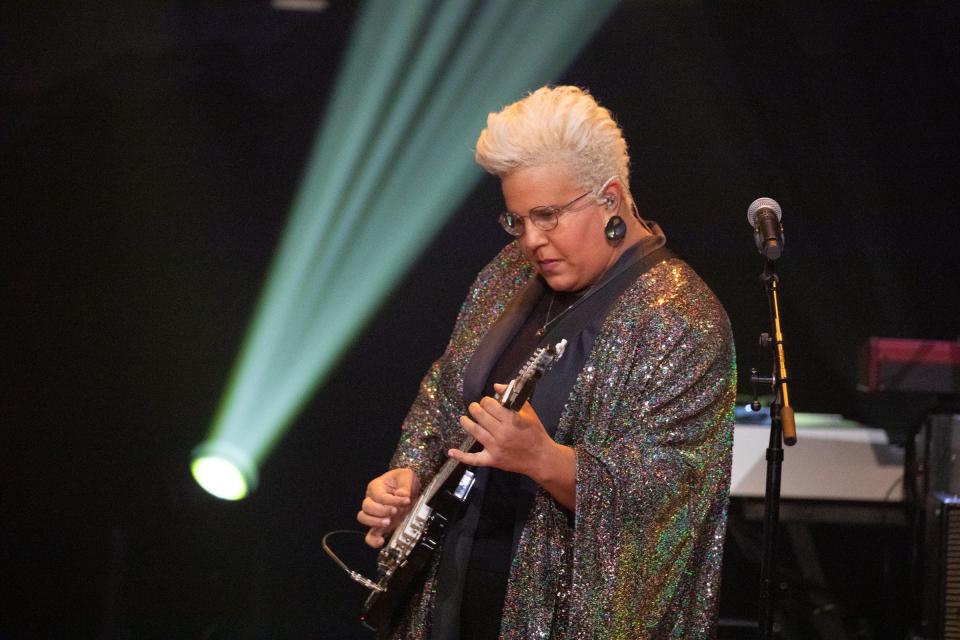 Singer-songwriter Brittany Howard performs on the "Austin City Limits" stage for a Season 47 taping at ACL Live on Oct. 6, 2021, in Austin.