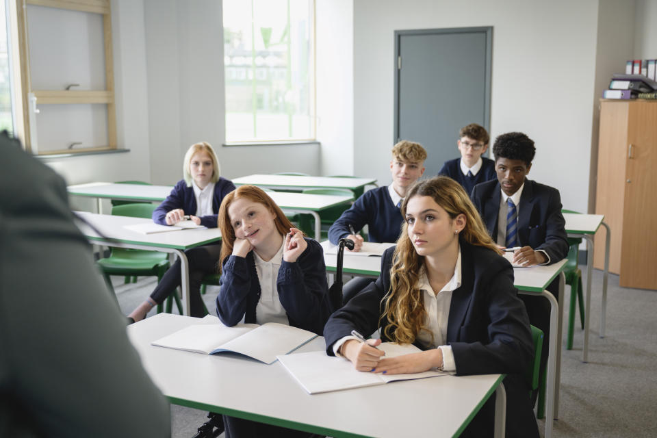 students in a classroom