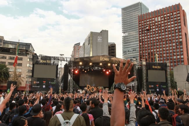 FOTOS | Fiesta agridulce en CDMX por triunfo de 'Roma'