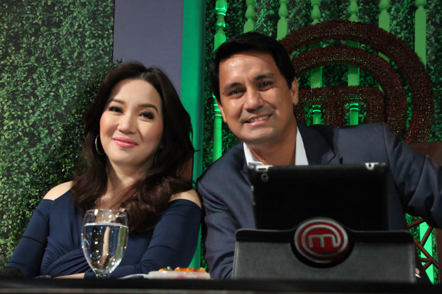 Guest judges Kris Aquino and Richard Gomez