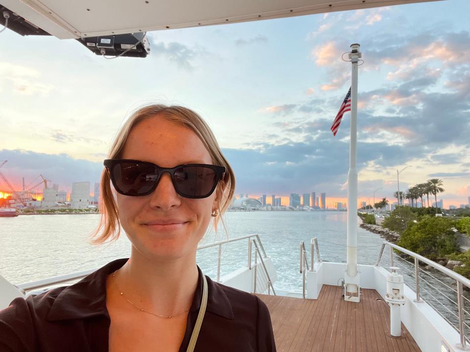 Hannah Towey Fisher Island ferry