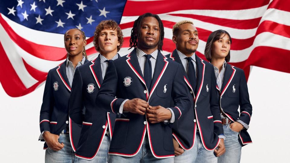 PHOTO: Ralph Lauren has unveiled the Team USA opening and closing ceremony uniforms for 2024.  (Courtesy of Ralph  Lauren)