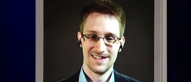 SNOWDEN’S BACK: Via Telepresence Robot