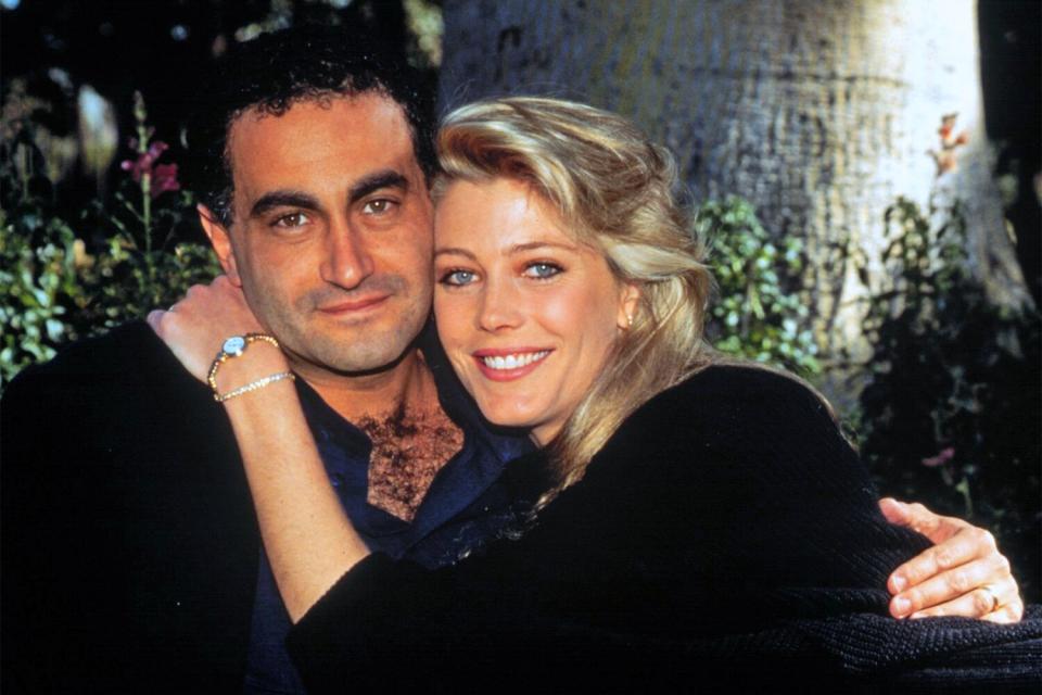 (Dody Fayed mit Ex- Ehefrau Suzanne Gregard, (Photo by Peter Bischoff/Getty Images))