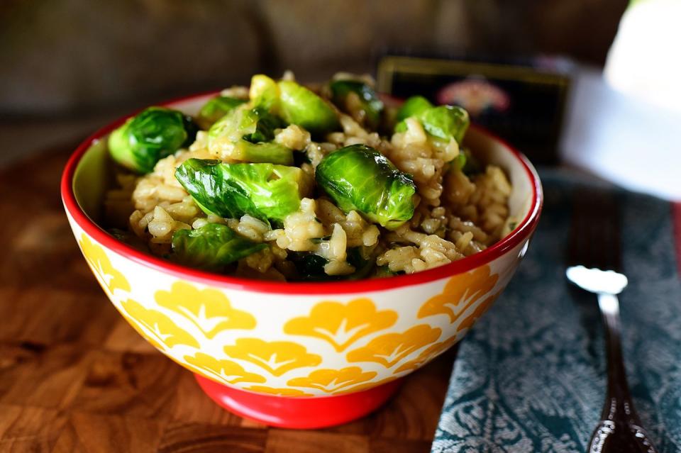 Risotto with Brussels Sprouts and Browned Butter