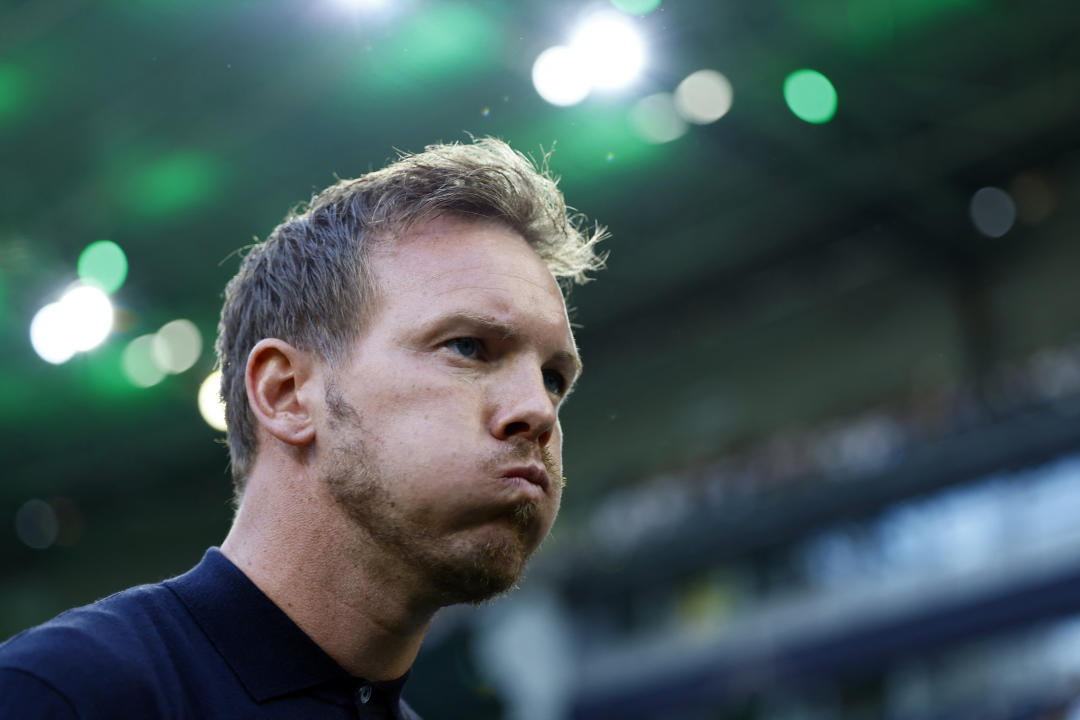 Soccer Football - International Friendly - Germany v Greece - Borussia Park, Moenchengladbach, Germany - June 7, 2024 Germany coach Julian Nagelsmann before the match REUTERS/Thilo Schmuelgen