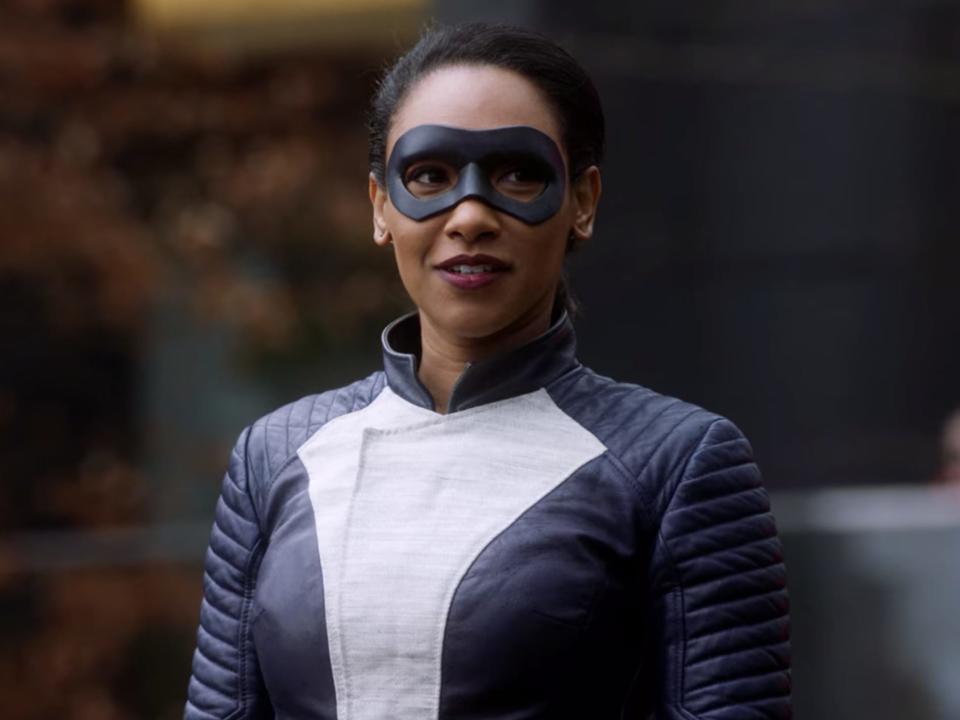 Candice Patton as Iris West-Allen on season four, episode 16 of "The Flash."