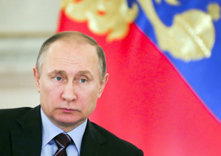 Putin hit out at his US critics (Picture: AP)