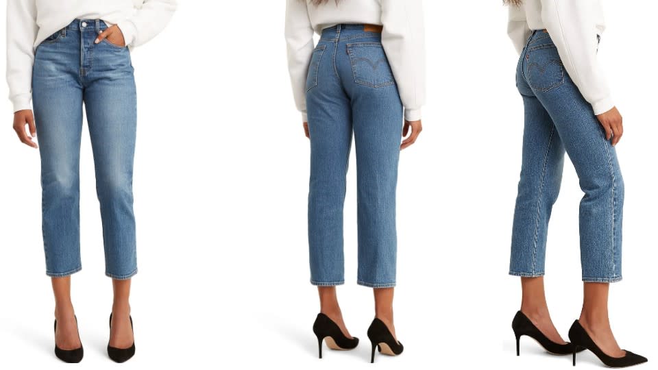Levi's Wedgie High Waist Crop Straight Leg Jeans - Nordstrom, $63 (originally $90)