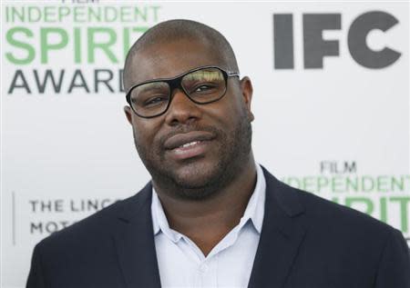 Director Steve McQueen arrives at the 2014 Film Independent Spirit Awards in Santa Monica, California March 1, 2014. REUTERS/Danny Moloshok