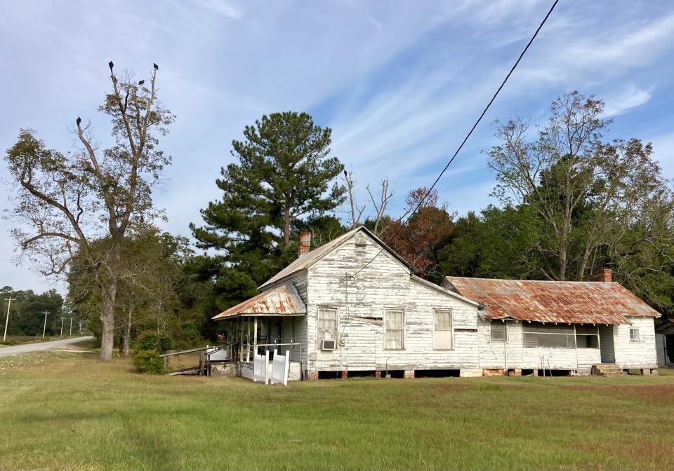 Farm house outside of Brooklet, Georgia, harkens to a time long since passed.
