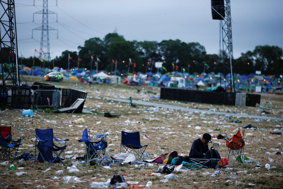 Glastonbury Clean-Up