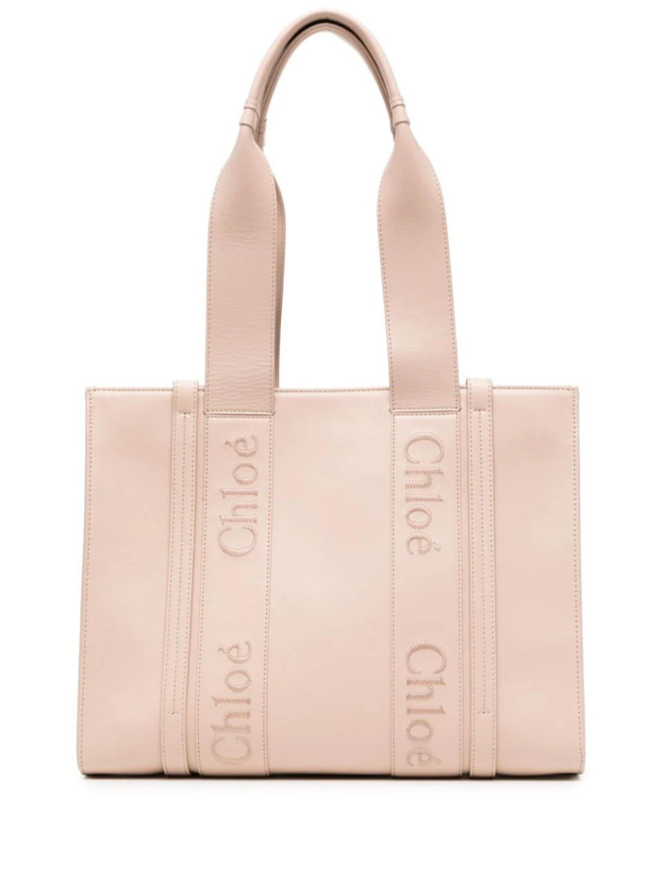 Chloé medium Woody leather tote bag