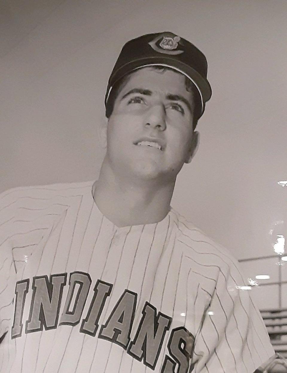 Rockford's Frank DeCastris shortly after signing with the Cleveland Indians organization in 1961.
