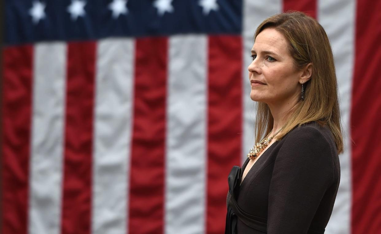 Image: Amy Coney Barrett (Olivier Douliery / AFP - Getty Images)