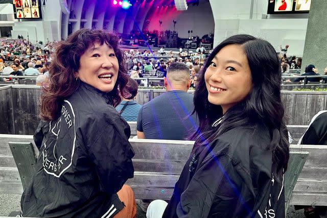 <p>Sandra Oh/Instagram</p> Sandra Oh and Awkwafina formed a "sisterly" bond while working on 'Quiz Lady.'