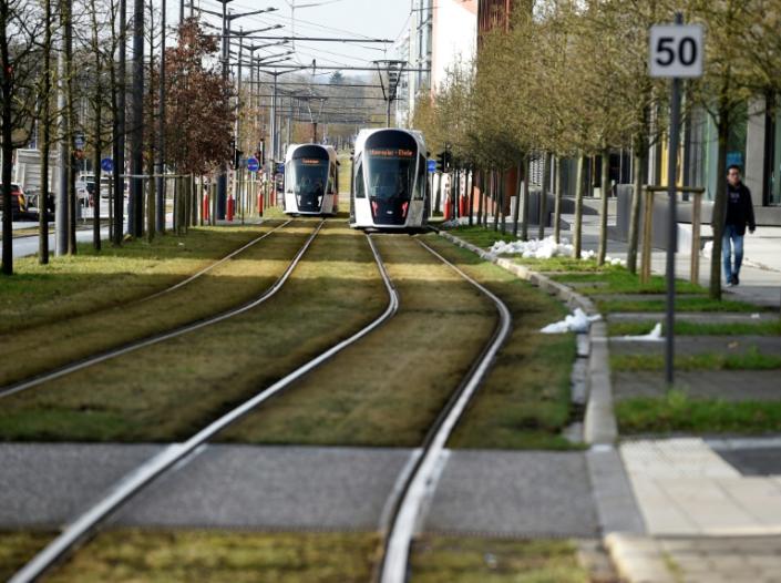 Luxembourg has invested in its public transport network, but commuters complain it is still patchy (AFP Photo/JEAN-CHRISTOPHE VERHAEGEN)