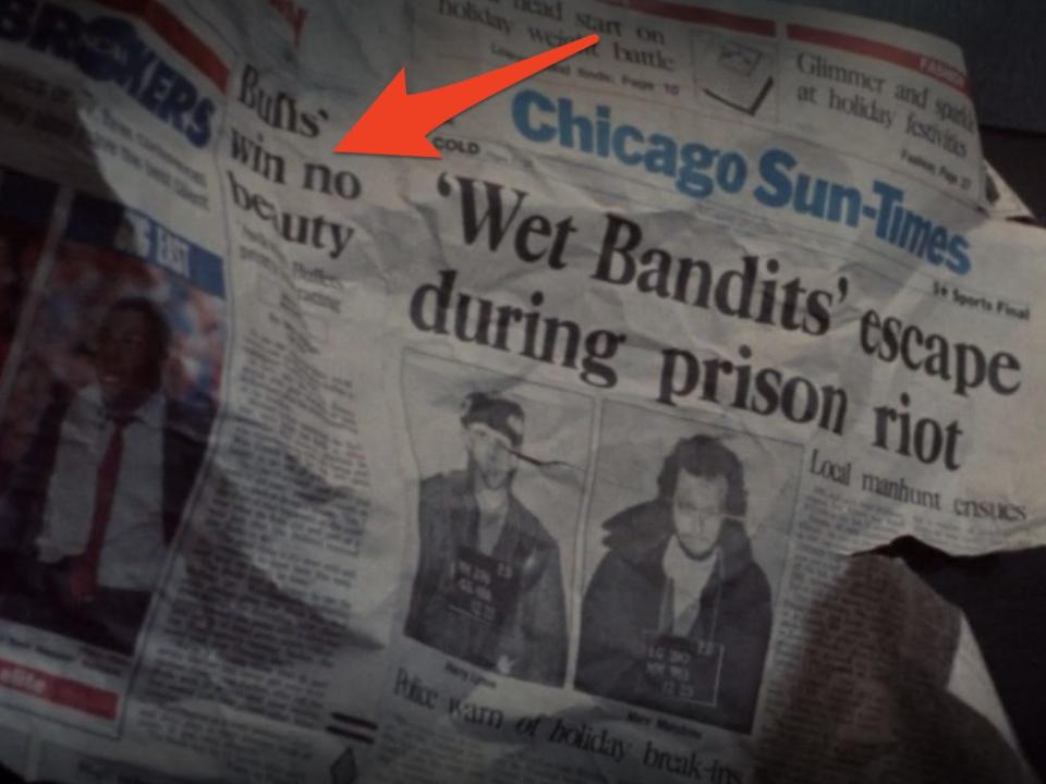 fake chicago newspaper in home alone 2