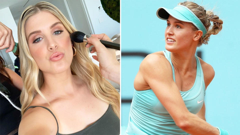 Pictured here, Canadian tennis star Eugenie Bouchard.