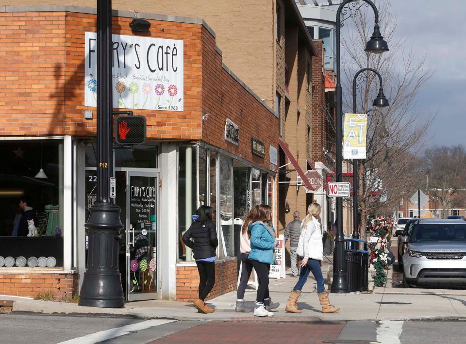 Take a walk along Front Street in Cuyahoga Falls, enjoy breakfast, brunch or lunch at Flury's Cafe then check out the many shops.