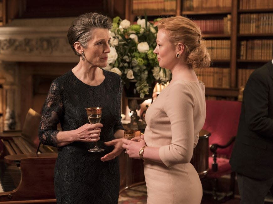 Harriet Walter and Sarah Snook in HBO's "Succession"