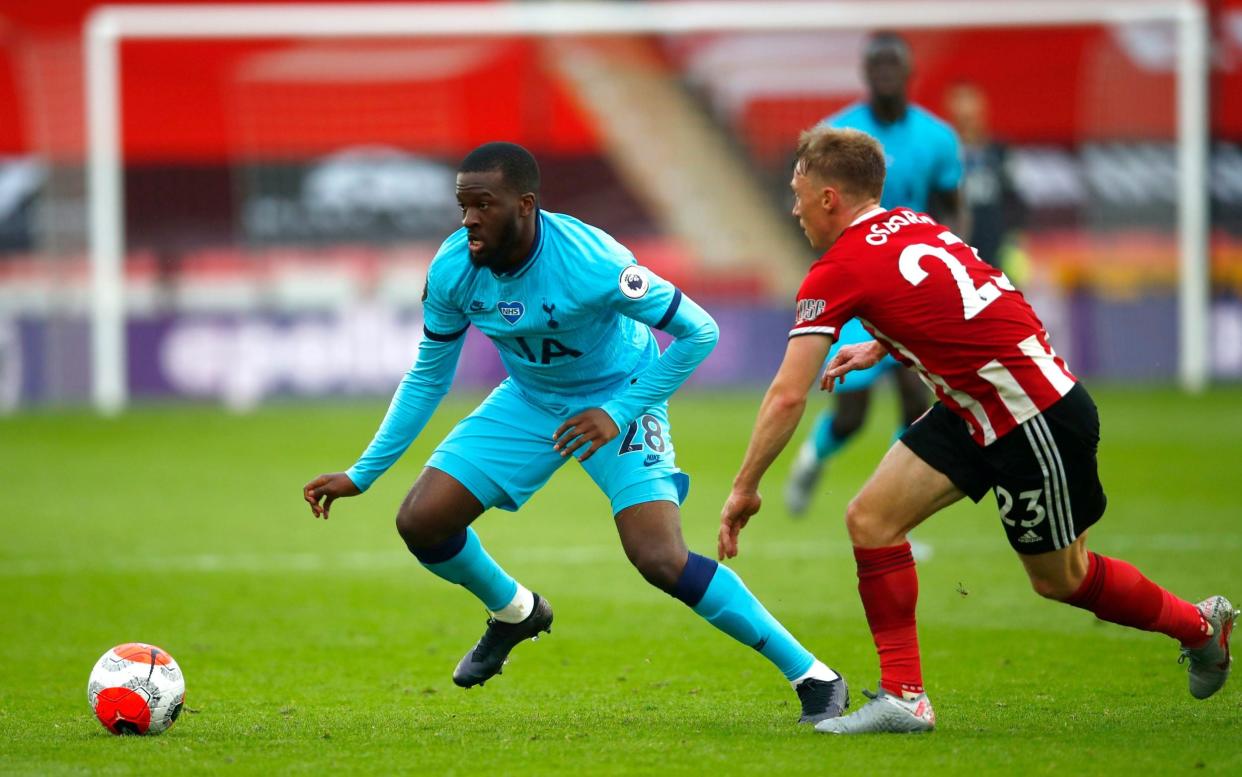 Tanguy Ndombele in action for Tottenham - GETTY IMAGES