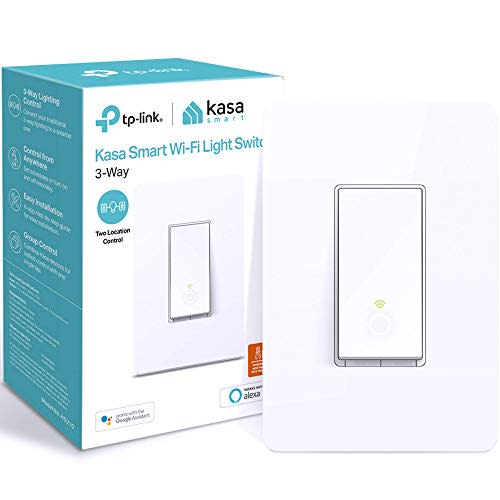 Kasa Smart 3 Way Switch HS210, Needs Neutral Wire, 2.4GHz Wi-Fi Light Switch works with Alexa a…