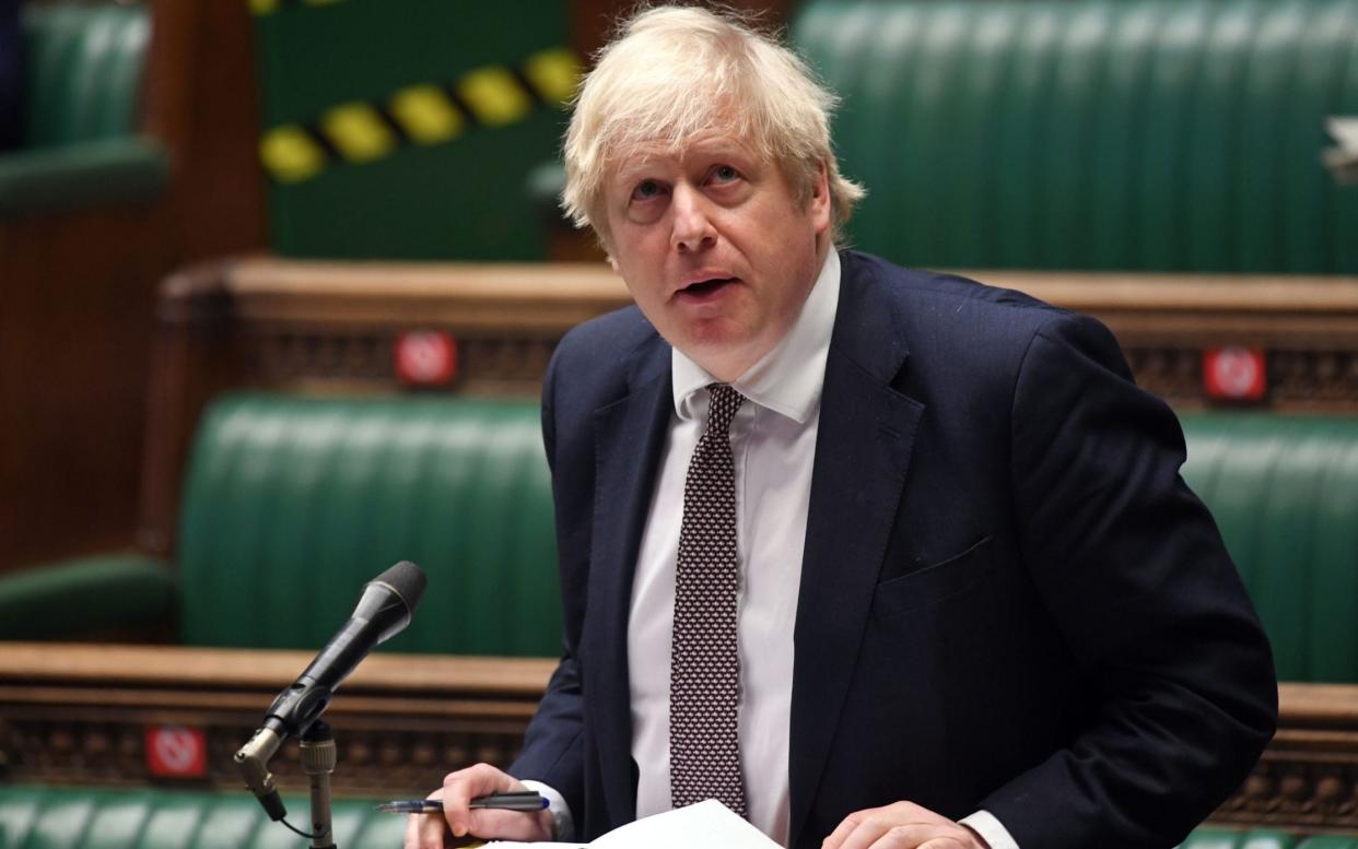 Boris Johnson has said the date of the elections will be kept under review as the coronavirus crisis continues - Jessica Taylor/UK Parliament/Shutterstock