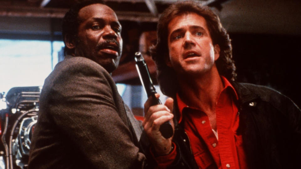 Danny Glover and Mel Gibson in Lethal Weapon