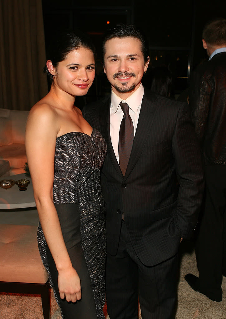 Nothing Like the Holidays LA Premiere 2008 Melonie Diaz Freddy Rodriguez