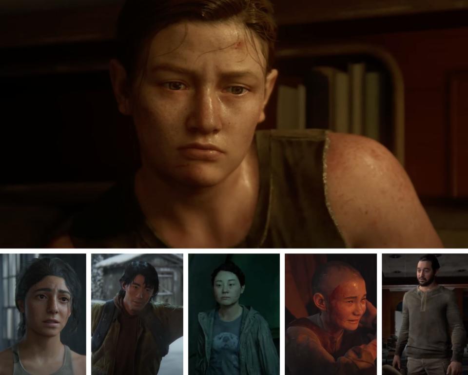 Abby, Dina, Jesse, Yara, Lev, and Many in The Last of Us Part II video game