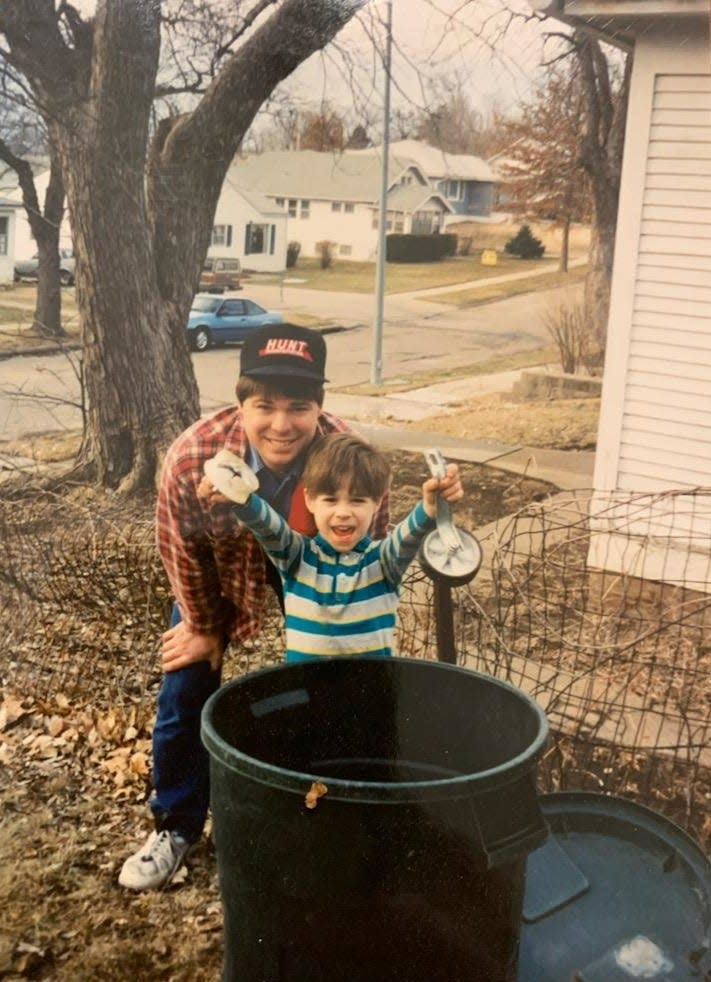 Luke Hoffman, the new Iowa Bicycle Coalition executive director, threw his training wheels in a trash can when he was a kid.