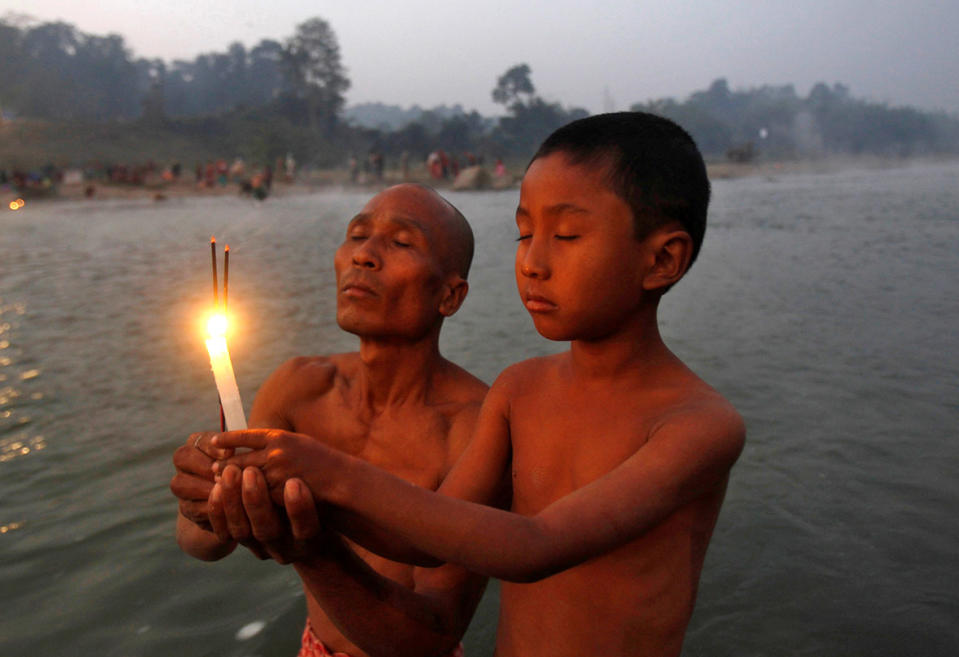 Makar Sankranti Hindu Allahabad Magh mela