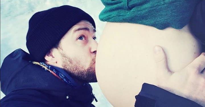 <p>After months of speculation Justin Timberlake confirmed that he and his wife Jessica Biel were expecting their first child with an adorable Instagram shot. “Thank you everyone for the bday wishes!” he posted alongside the photo. “This year, I’m getting the greatest gift ever. Can’t wait.” [INSTAGRAM] </p>