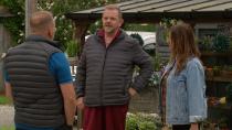 <p>He learns that <a href="https://www.digitalspy.com/soaps/emmerdale/a40978788/emmerdale-spoilers-dan-feelings-harriet/" rel="nofollow noopener" target="_blank" data-ylk="slk:Dan and Harriet;elm:context_link;itc:0;sec:content-canvas" class="link ">Dan and Harriet</a> are dating.</p>