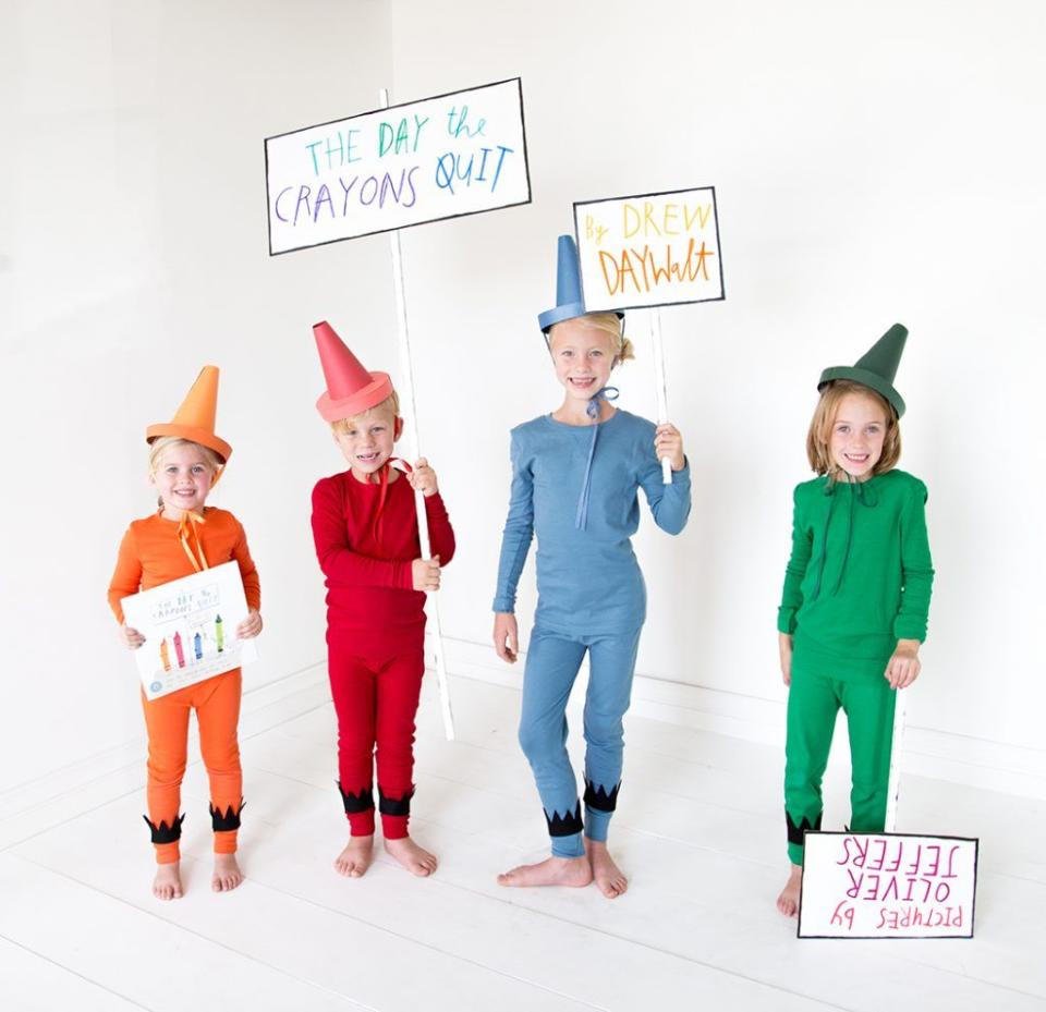 crayons book character costumes