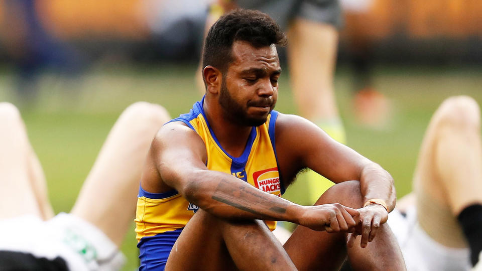 West Coast are concerned about Willie Rioli after his provisional suspension from the AFL.