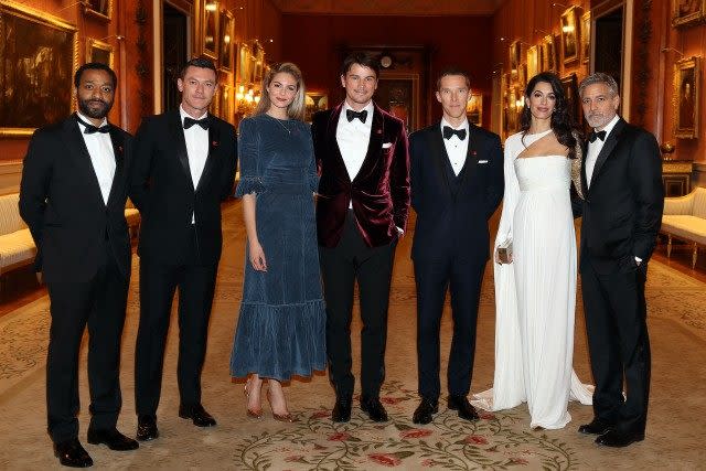 The A-list couple, Benedict Cumberbatch, Josh Hartnett and more celebs dressed to the nines for a dinner hosted by Prince Charles.