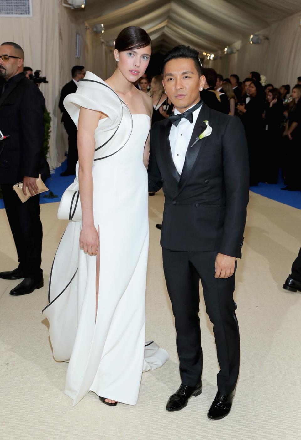 <h1 class="title">Margaret Qualley with Dauphin jewelry and Prabal Gurung</h1><cite class="credit">Photo: Getty Images</cite>