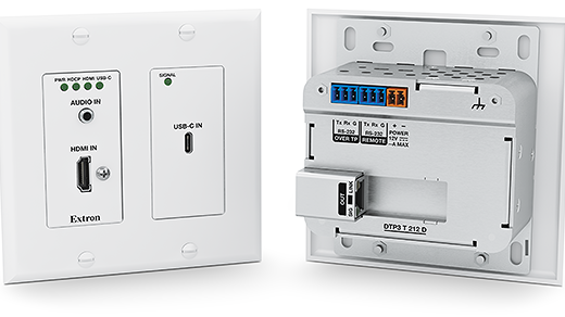  The new Extron wallplate. . 